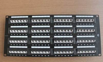 96口配线架与光缆接头盒 网络布线系统的重要组件