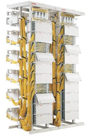 1152芯MODF光纤总配线架产品安装图片介绍——宁波普纬达通信设备有限公司